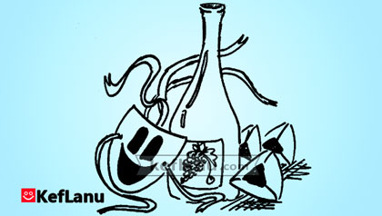 דף צביעה משנכנס אדר מרבים בשמחה