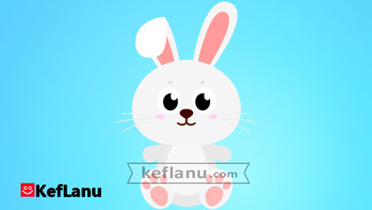 דף צביעה ארנב