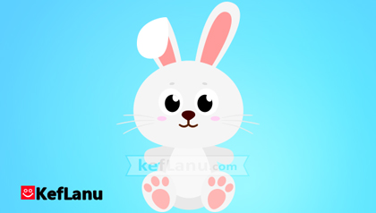 דף צביעה ארנב