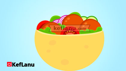 פלאפל דף צביעה