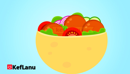 פלאפל דף צביעה