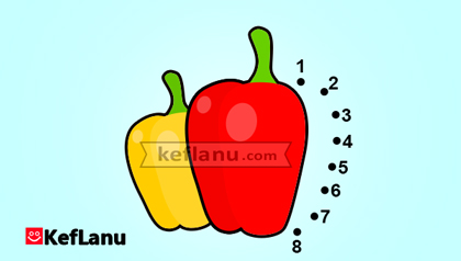 חיבור נקודות לפי מספרים - גמבה