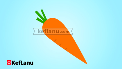 דף צביעה גזר