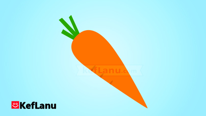 דף צביעה גזר