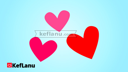 דף צביעה לבבות