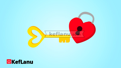 דף צביעה מפתח הלב