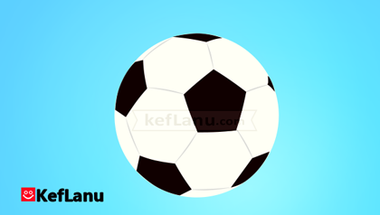 דף צביעה כדורגל