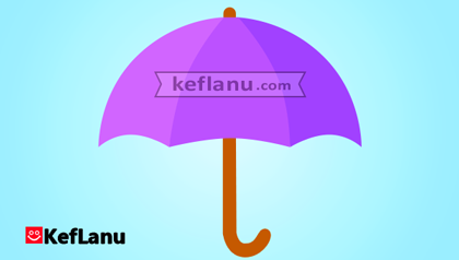 דף צביעה מטריה