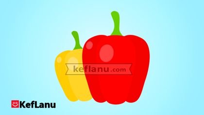 פלפל דף צביעה פלפל