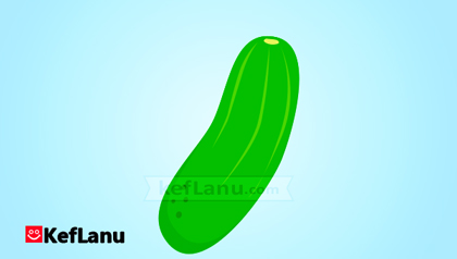 דף צביעה מלפפון