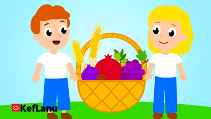 דף צביעה לשבועות